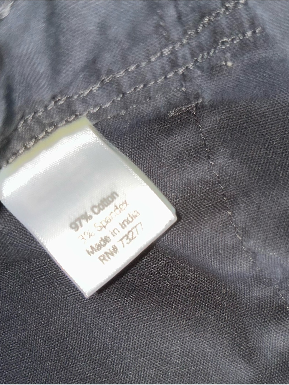 Sonoma black jogger stretch chino with ankle zipper. Size small - Picture 4 of 5